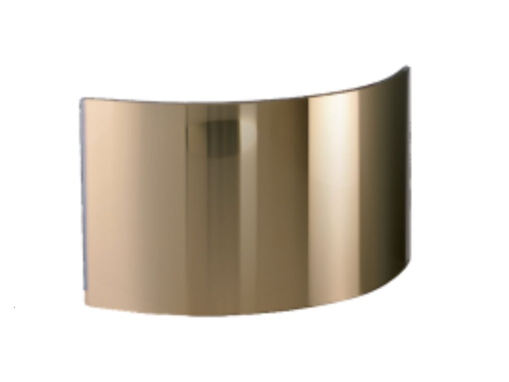 Gold Coated Bonded Glass Pane