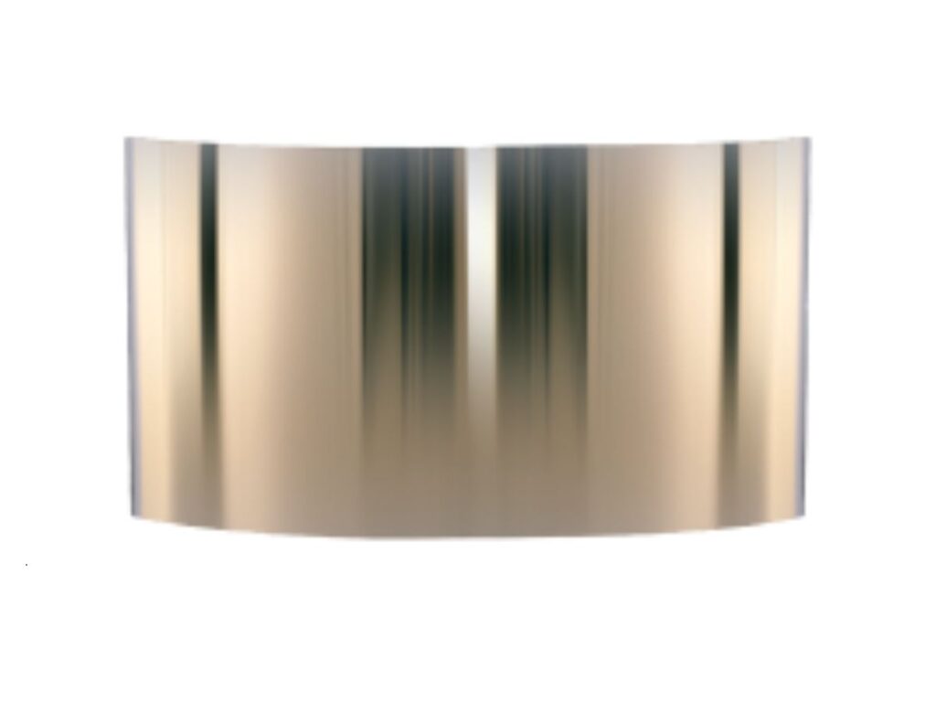 Gold Coated Vaporized Polycarbonate Visor
